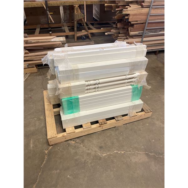 PALLET LOT – Pallet of Wooden Spindles, Balusters, and Trim