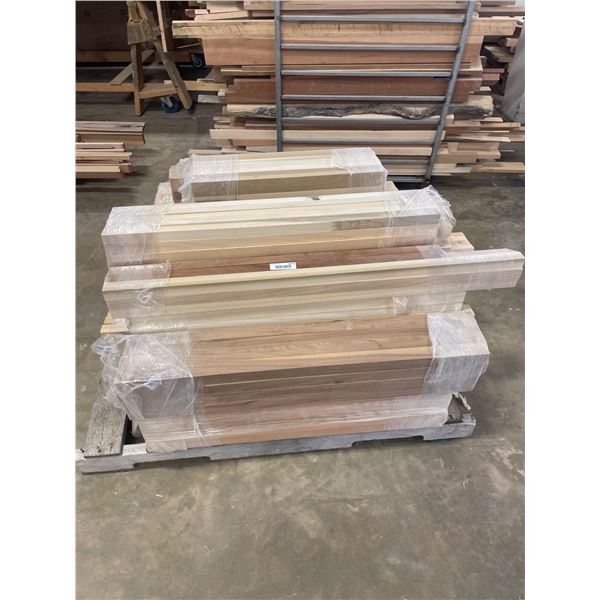 PALLET LOT – Bulk Lot of Hardwood Pieces Assorted Sizes and Types