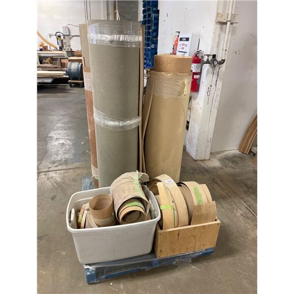 Miscellaneous Rolls of Veneer Sheets and Trim Materials