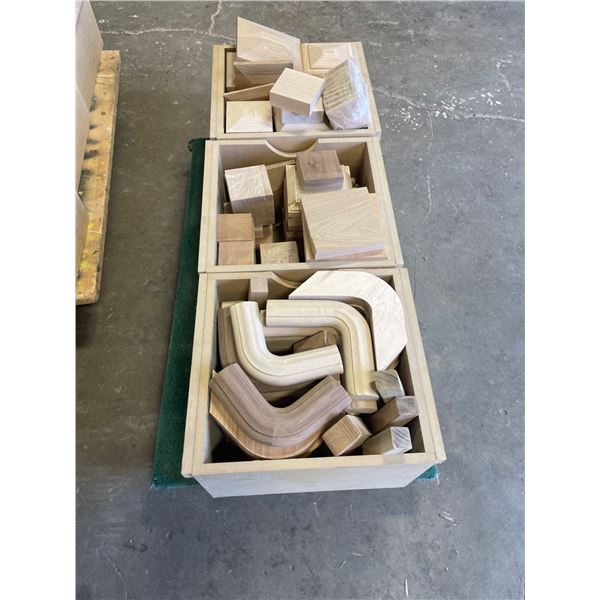 Wooden Components for Crafting or Construction Projects