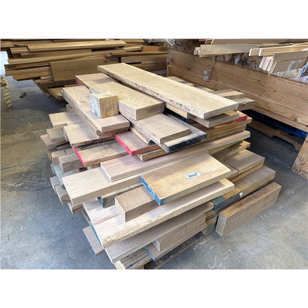 PALLET LOT – Hardwood Lumber Planks Various Sizes