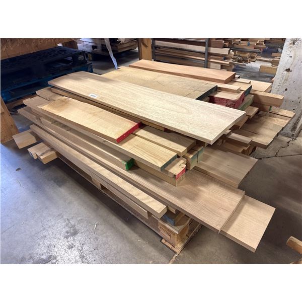 PALLET LOT – Hardwood Lumber Planks asst sizes