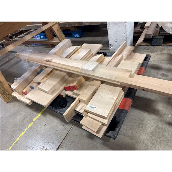 PALLET LOT –  Hardwood Boards and Lumber Materials