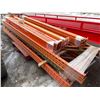 Image 1 : Orange Industrial Pallet Racking Components and Supports