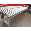 Image 2 : Metal Gravity Roller Conveyor System with Adjustable Steel Frame