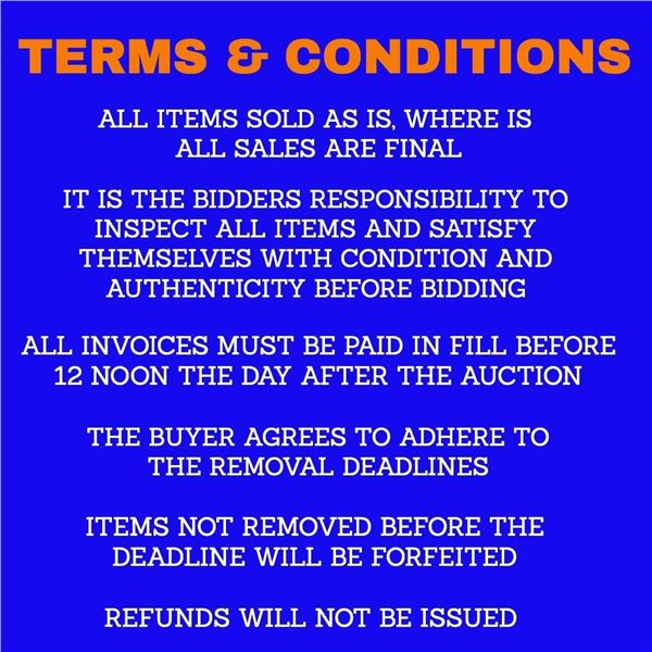 TERMS & CONDITIONS – PLEASE READ