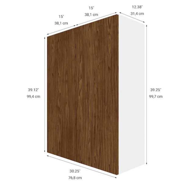 Eklipse RD-HTG30-FE 30″W×39″H 2 Door Wall Cabinet, Saphir Finish