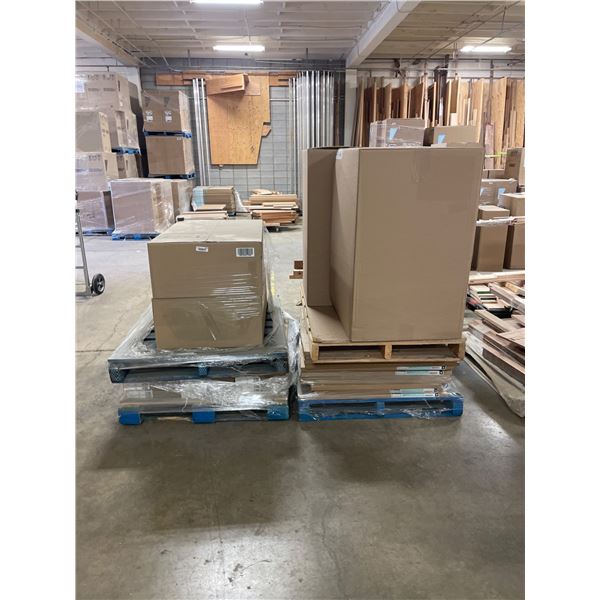 LOT OF 2 PALLETS – Assorted Eklipse Moonstone Cabinetry Components