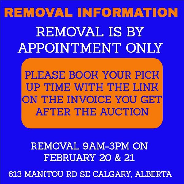 Auction Removal Details for February 20-21