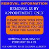 Image 1 : Auction Removal Details for February 20-21