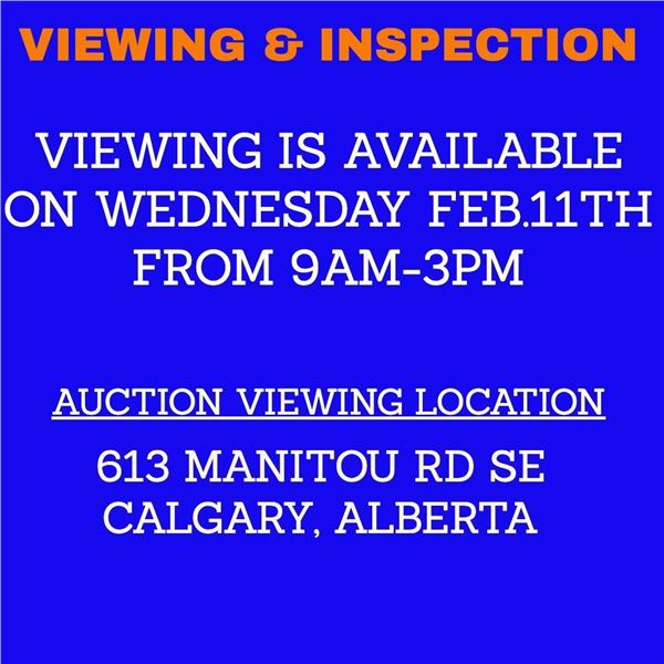 VIEWING & INSPECTION – PLEASE READ
