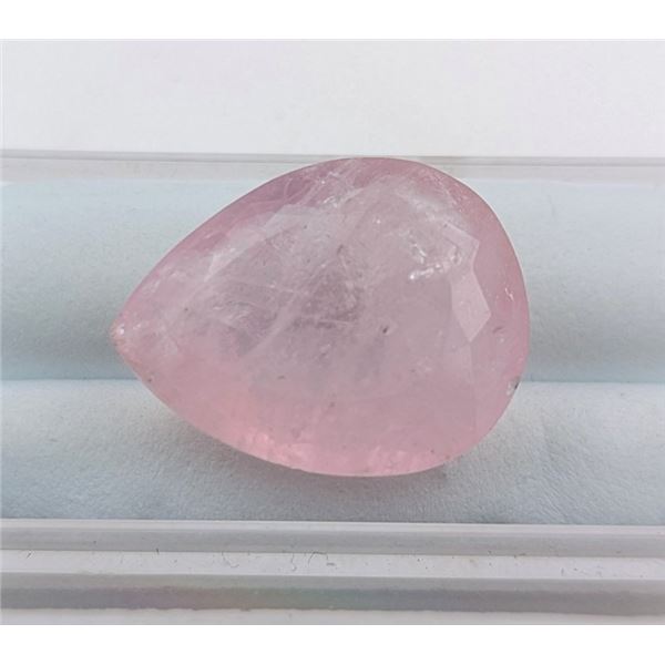 18.5 ct Certified Pink Morganite gemstone ($13,875 Appraisal)