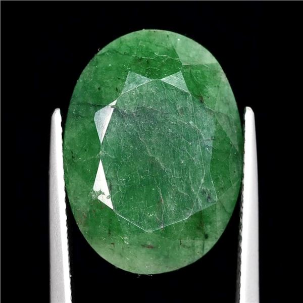 10.5 ct Certified Zambian Emerald gemstone ($15,750 Appraisal)