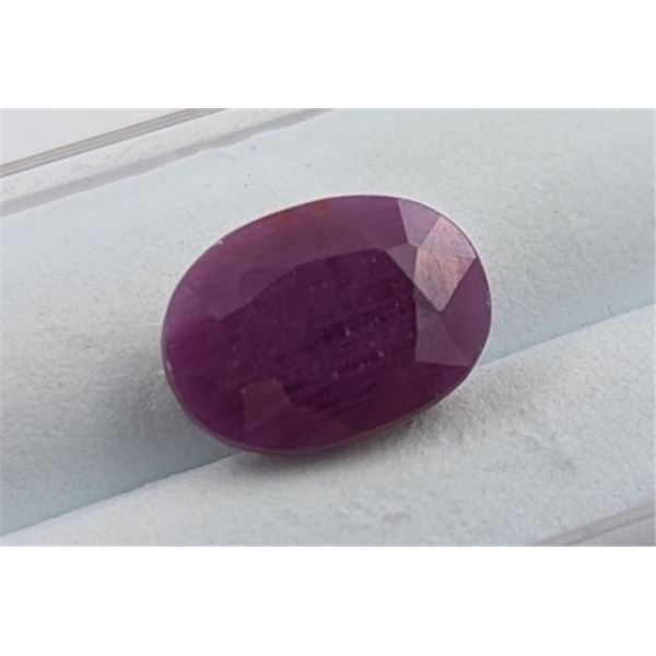 6.04 ct Certified Mozambique Ruby gemstone Untreated ($7,248 Appraisal)