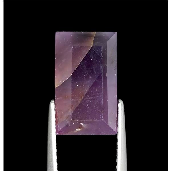 7.6 ct Certified Purple Sapphire gemstone Untreated ($9,120 Appraisal)