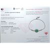 Image 3 : 5.3 ct Certified Silver Emerald gemstone Bracelet ($5,173 Appraisal)
