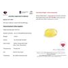Image 3 : 5.65 ct Certified Yellow Sapphire gemstone ($7,712 Appraisal)