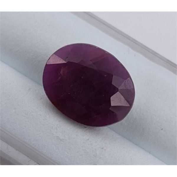 4.93 ct Certified Mozambique Ruby gemstone Untreated ($6,000 Appraisal)