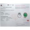 Image 3 : 6.4 ct Certified Silver Emerald gemstone Ring ($14,290 Appraisal)