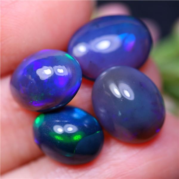 7.84 ct Certified Black Opal gemstone Parcel ($6,860 Appraisal)