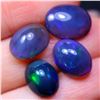 Image 2 : 7.84 ct Certified Black Opal gemstone Parcel ($6,860 Appraisal)