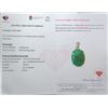 Image 3 : 3.8 ct Certified Silver Emerald gemstone Pendant ($14,041 Appraisal)