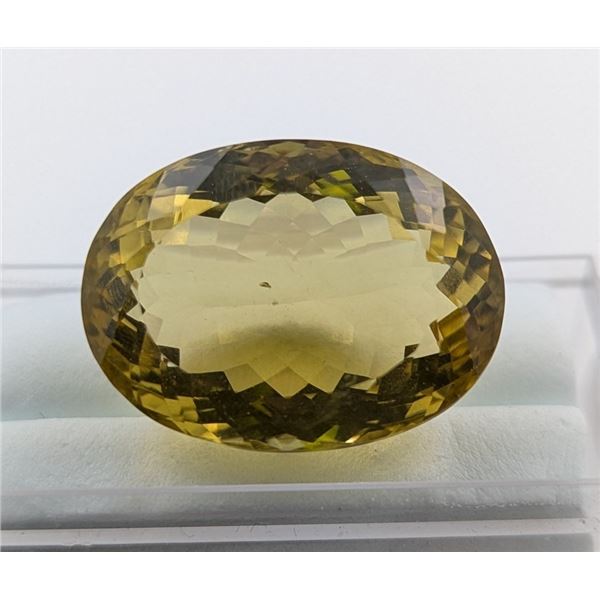 116.1 ct Certified Lemon Quartz gemstone ($20,898 Appraisal)