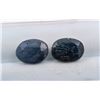 Image 1 : 6.35 ct Certified Midnight Sapphire gemstone Pair ($7,620 Appraisal)
