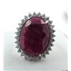 Image 1 : 6.3 ct Certified Silver Ruby gemstone Ring ($9,460 Appraisal)