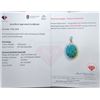 Image 3 : 4.9 ct Certified Silver Emerald gemstone Pendant ($12,214 Appraisal)