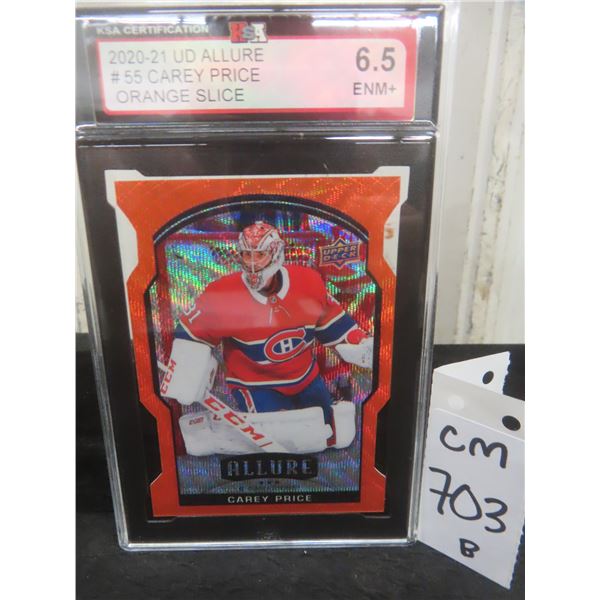 Graded Carey Price Montreal Canadiens Card