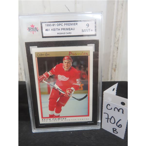 Graded Keith Primeau Rookie Detroit Red Wings Card