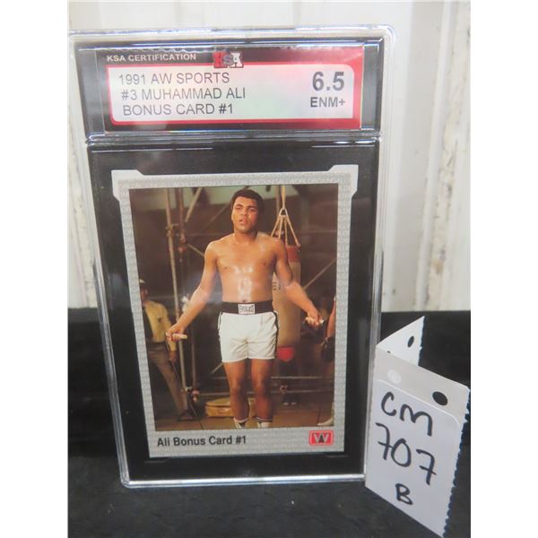 Graded Muhammad Ali Boxing Card