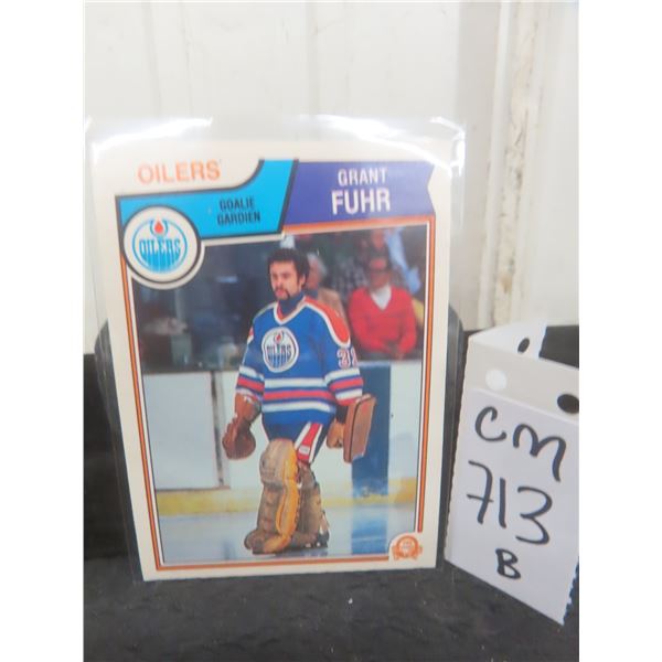 Grant Fuhr Edmonton Oilers Card