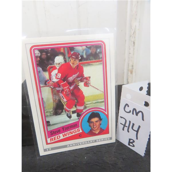 Steve Yzerman Detroit Red Wings Card