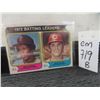 Image 1 : Pete Rose Rod Carew Batting Leaders Card