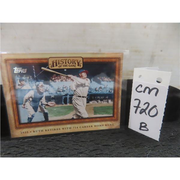 Babe Ruth Baseball Card