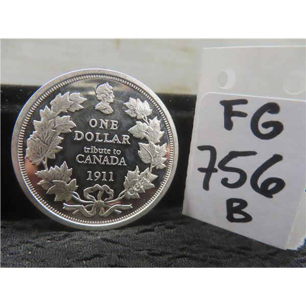2006 Cook Islands 1911 Tribute Canadian One-Dollar Coin