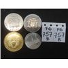 Image 1 : USA $1 Coin 2002, 2 Jamaican $1 Coins, 1986 Venezuela 100 Bolivares