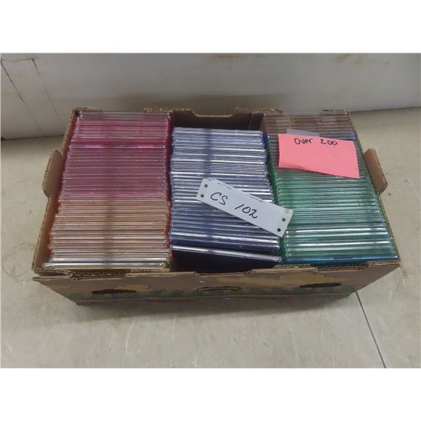 Over Two Hundred Colored Disc Storage Cases