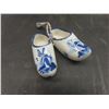 Image 10 : Nine-Piece Vintage Delft Blue Ceramic Plate Set With Windmill and Goldray Motifs