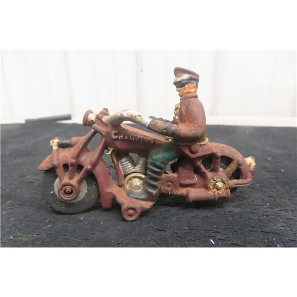 Champion Cast Motorcycle, 5 Inches Long