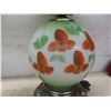 Image 4 : Two Vintage Hurricane Table Lamps, 22 Inches Tall