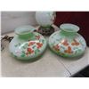Image 9 : Two Vintage Hurricane Table Lamps, 22 Inches Tall