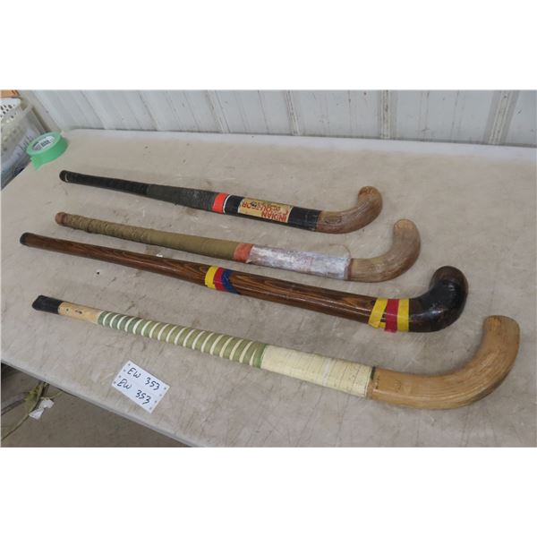 4x Field Hockey Sticks