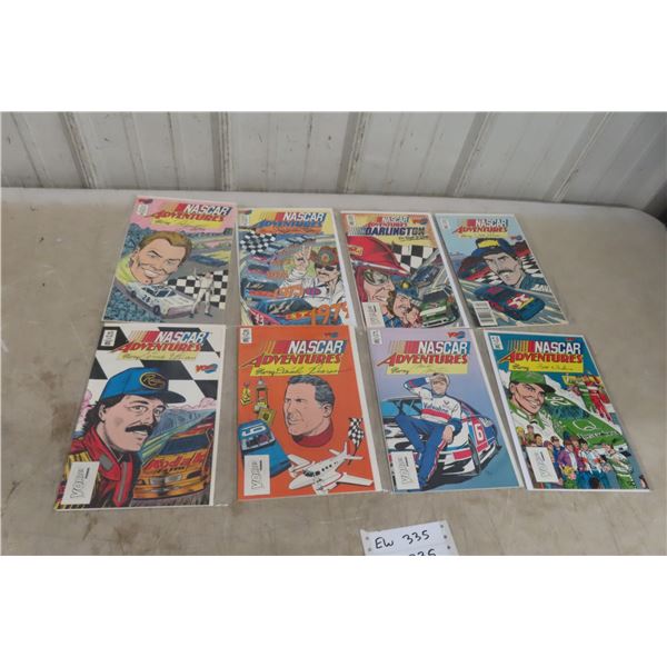 8x NASCAR Adventures Comics #1–8 Plus Daytona 500