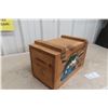 Image 5 : Cabin-Style Wood Chest with Hinged Lid, 10 x 16 x 9 in.
