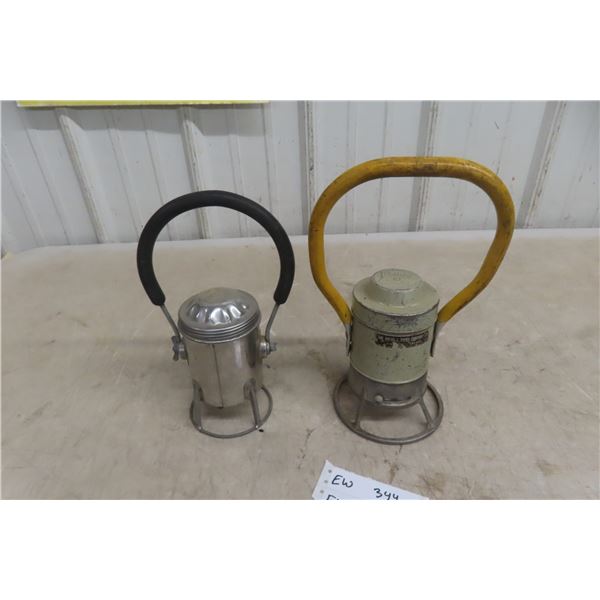 2 x Railway Battery Lanterns