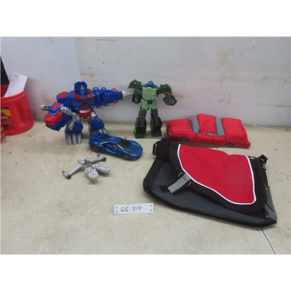 3 Transformers, 2 School Bags, and More