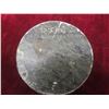 Image 10 : Wall Hanging with Carved Soapstone Tiles Mounted On Leather, 15" x 3 1/2",  Round Inuit Style Piece,